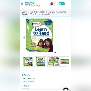 Hooked on Phonics Learn to Read - Levels 5&6 Complete: Transitional Readers 1st